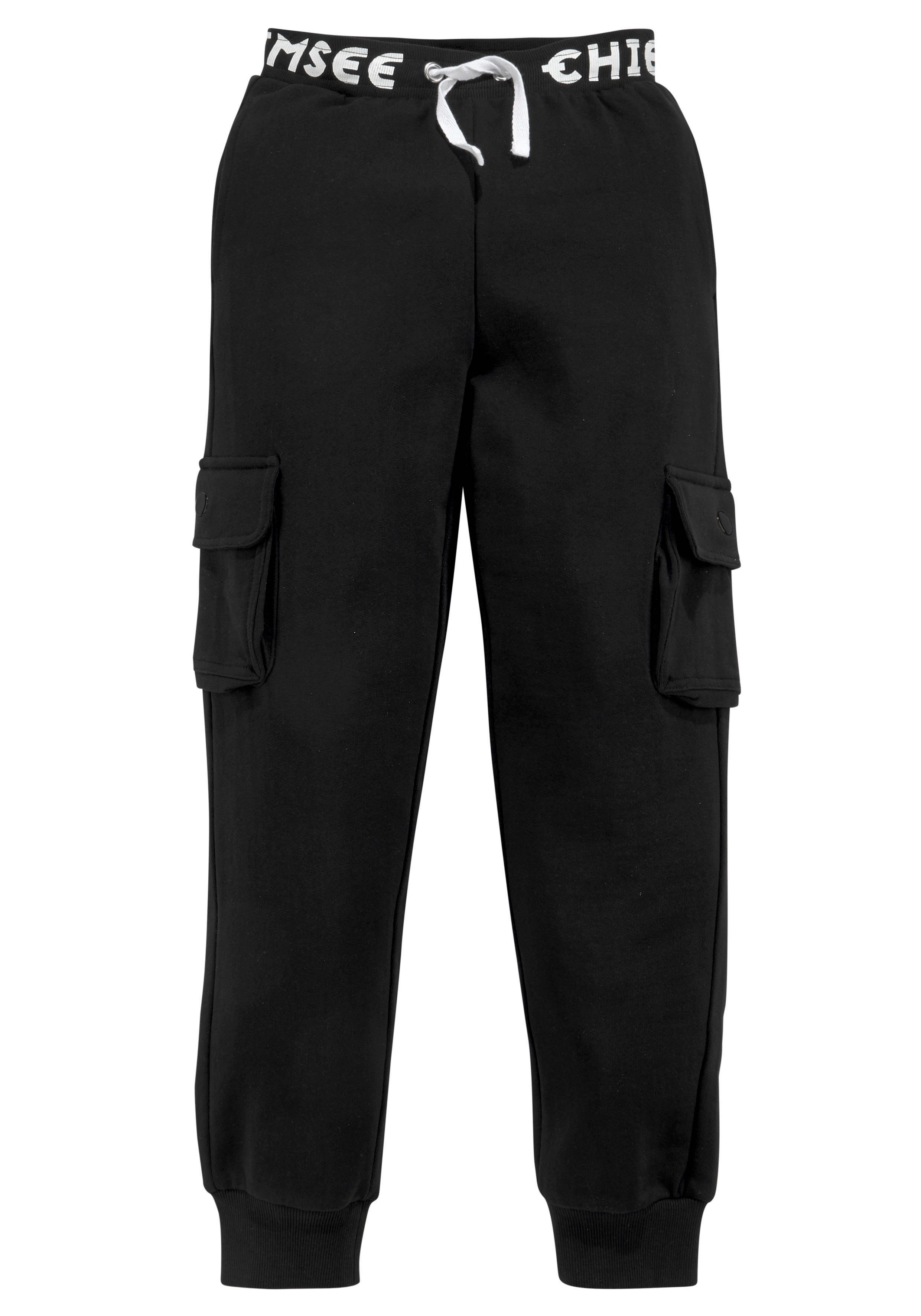 Chiemsee Sweathose Jogginghose mit großem Logo im Bund