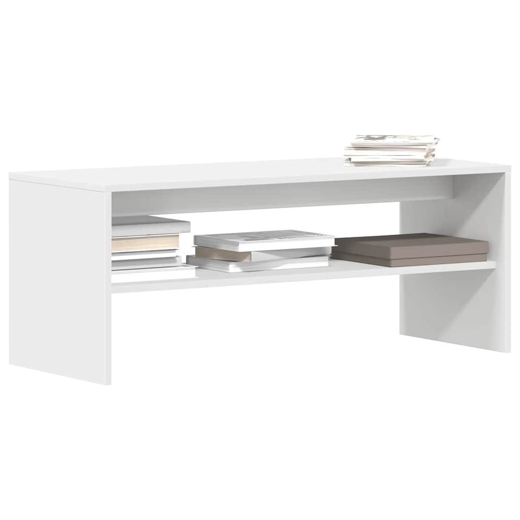 vidaXL TV-Schrank TV-Schrank Weiß 100x40x40 cm Holzwerkstoff (1-St)