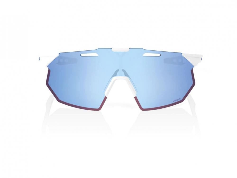 100% Fahrradbrille 100% Hypercraft SQ - HiPER Mirror unis Soft Tact White - ultraleichte