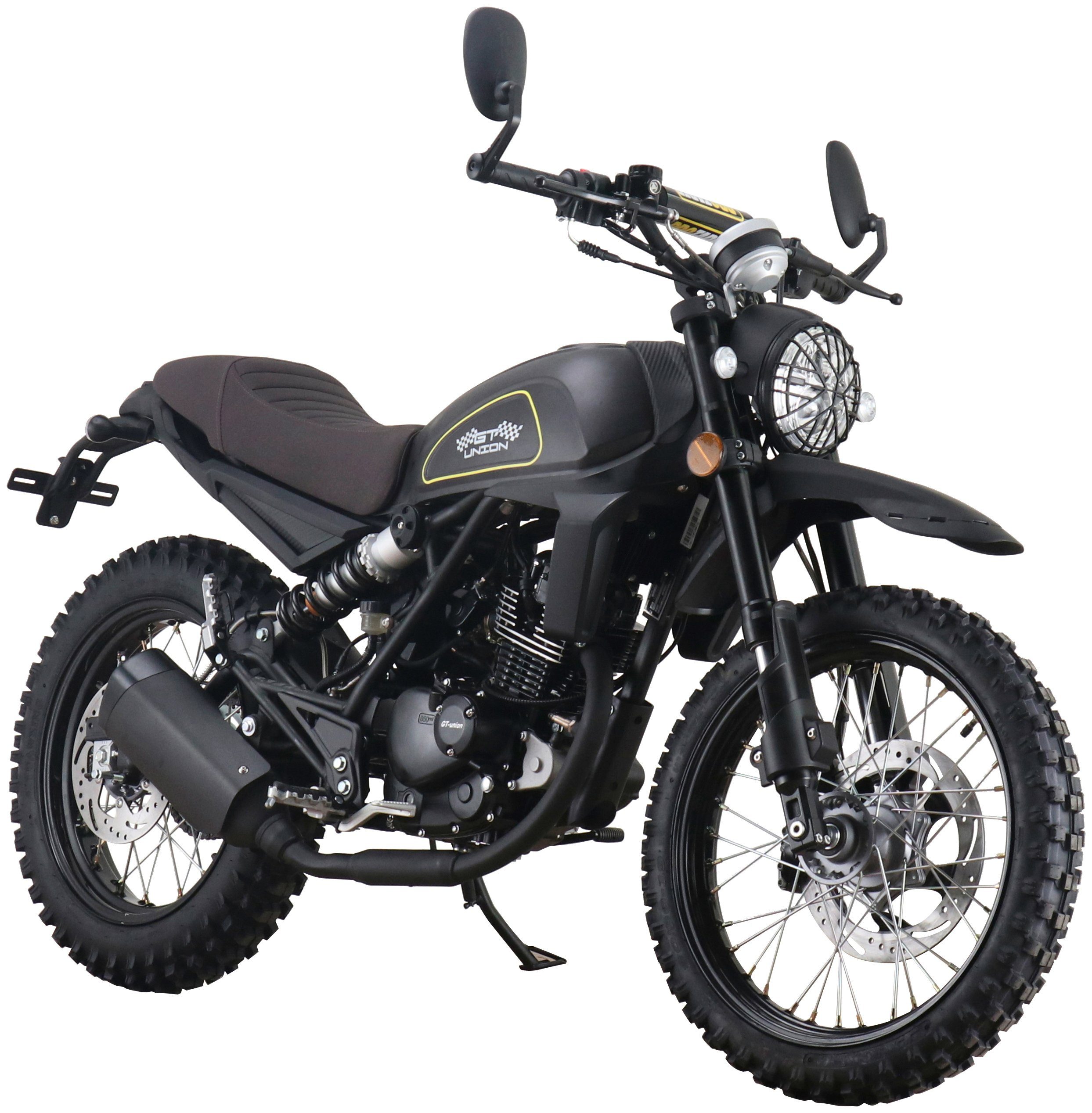 GT UNION Motorrad »Dakar 125«, 125 ccm, 95 km/h, Euro 5, mattschwarz online  kaufen | OTTO