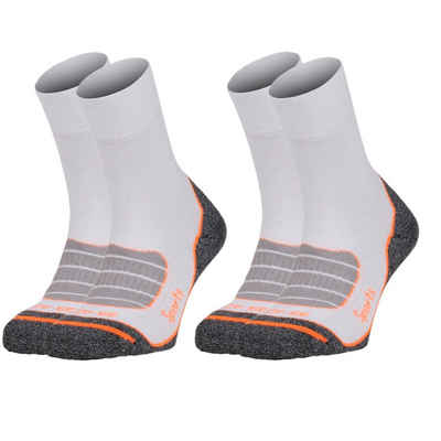 Funktionssocken Похідні шкарпетки Trekkingsocken mit mittelstarker Polsterung Coolmax funktionsocken sport socken damen outdoor socken herren (Beutel, 2 Paar) mit anatomischer Polsterung spezielle Polsterung im Fersen- und Ballenbereich