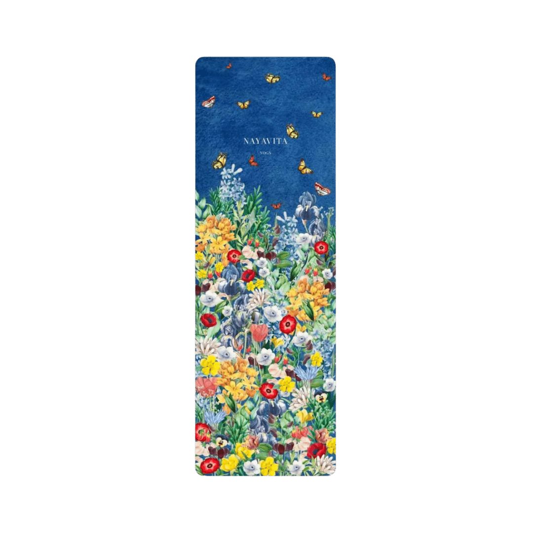 NAYAVITA Yogamatte Flower Power Premium Yogamatte 3mm