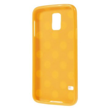 König Design Handyhülle Samsung Galaxy S5 / S5 Neo, Samsung Galaxy S5 / S5 Neo Handyhülle Backcover Orange