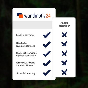 wandmotiv24 Türtapete Waldweg am Tag, Wälder, Bäume, Grün, glatt, Fototapete, Wandtapete, Motivtapete, matt, selbstklebende Dekorfolie