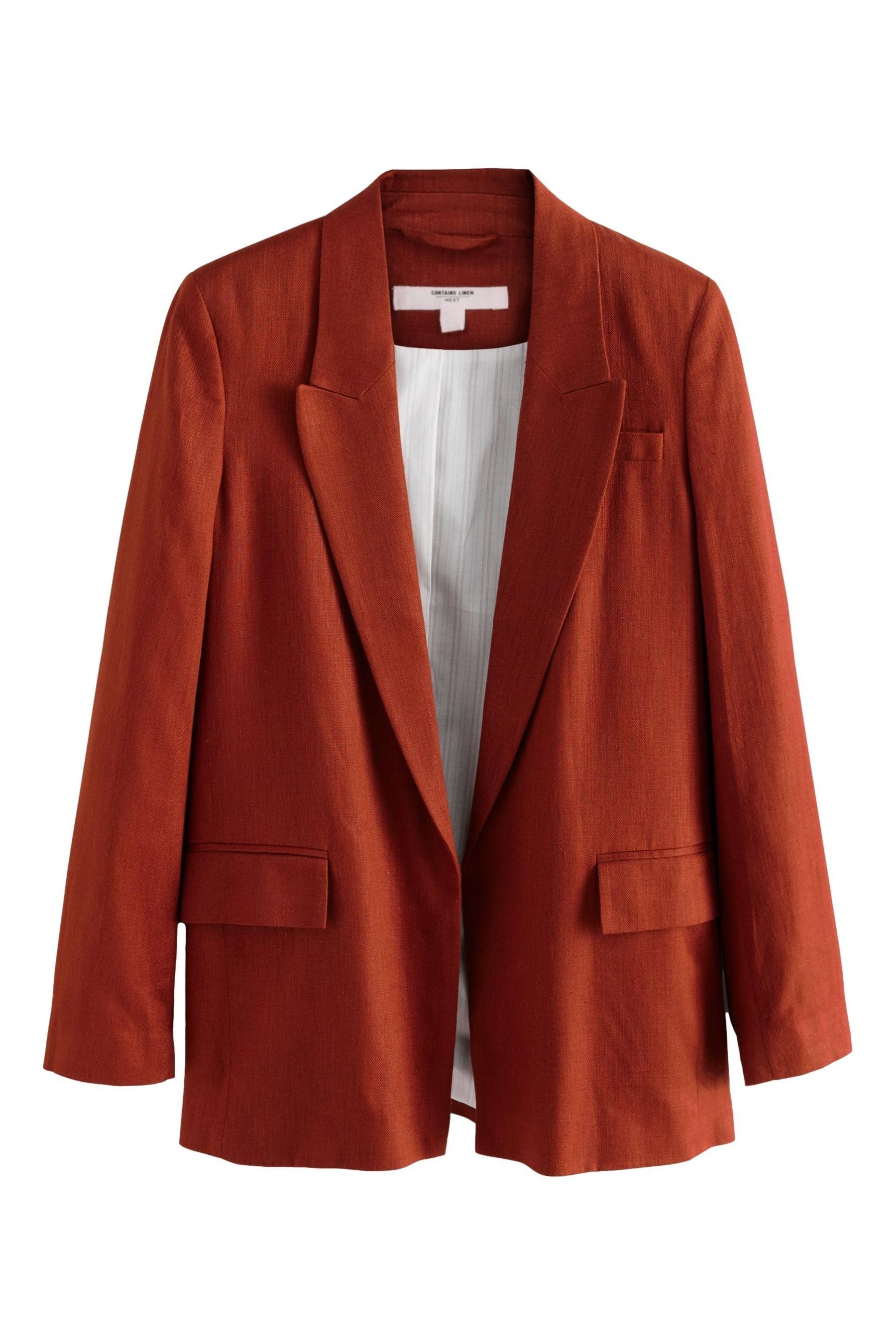 Jackenblazer Blazer aus Leinengemisch