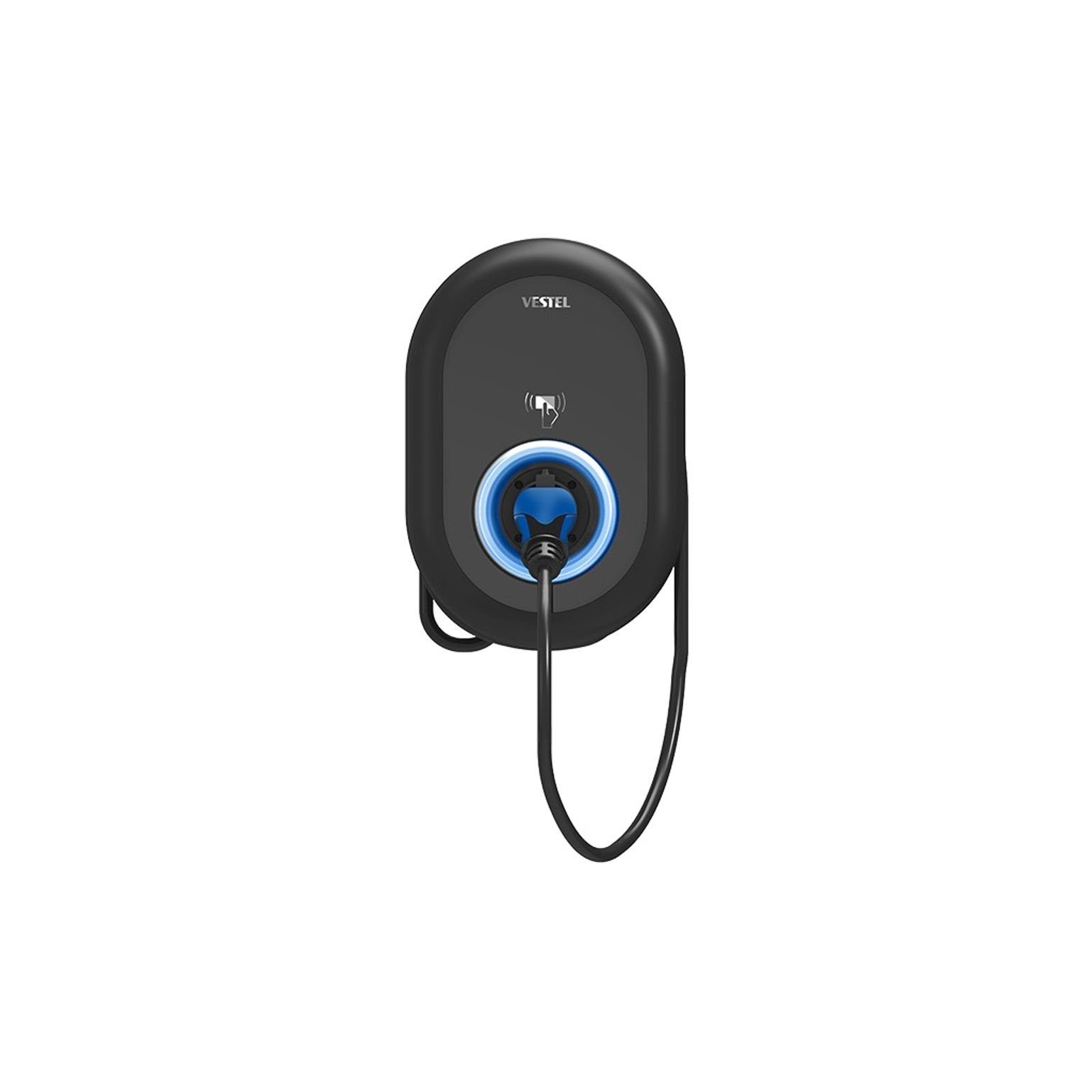 VESTEL Elektroauto-Ladestation eCHARGER EVC04-AC11-T2P HomePlus 11 kW Wallbox für Elektroautos