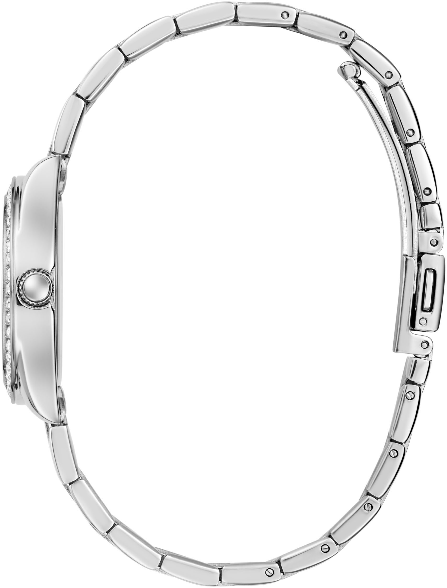 Guess Quarzuhr MINI LUNA GLITZ GW0841L6, Armbanduhr, Damenuhr, Edelstahlarm günstig online kaufen