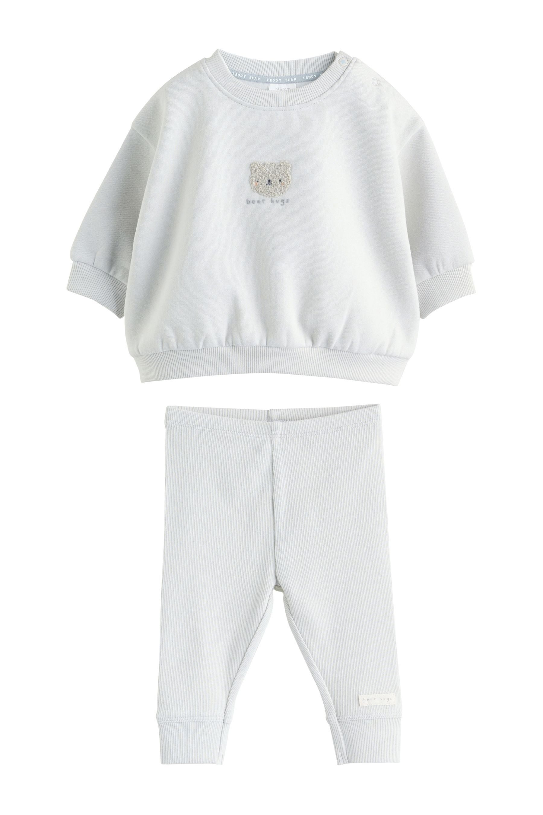 Top & Leggings Baby-Sweatshirt und Leggings, Set