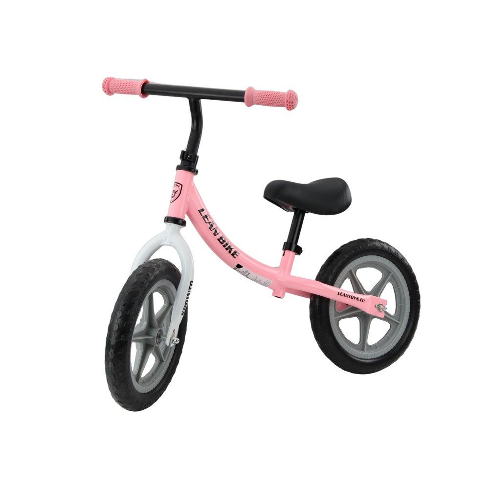 LEAN TOYS Laufrad Lernrad Kinderrad Gleichgewichtsrad 12 Zoll, höhenverstellbar, EVA-Reifen, 2,6 kg leicht
