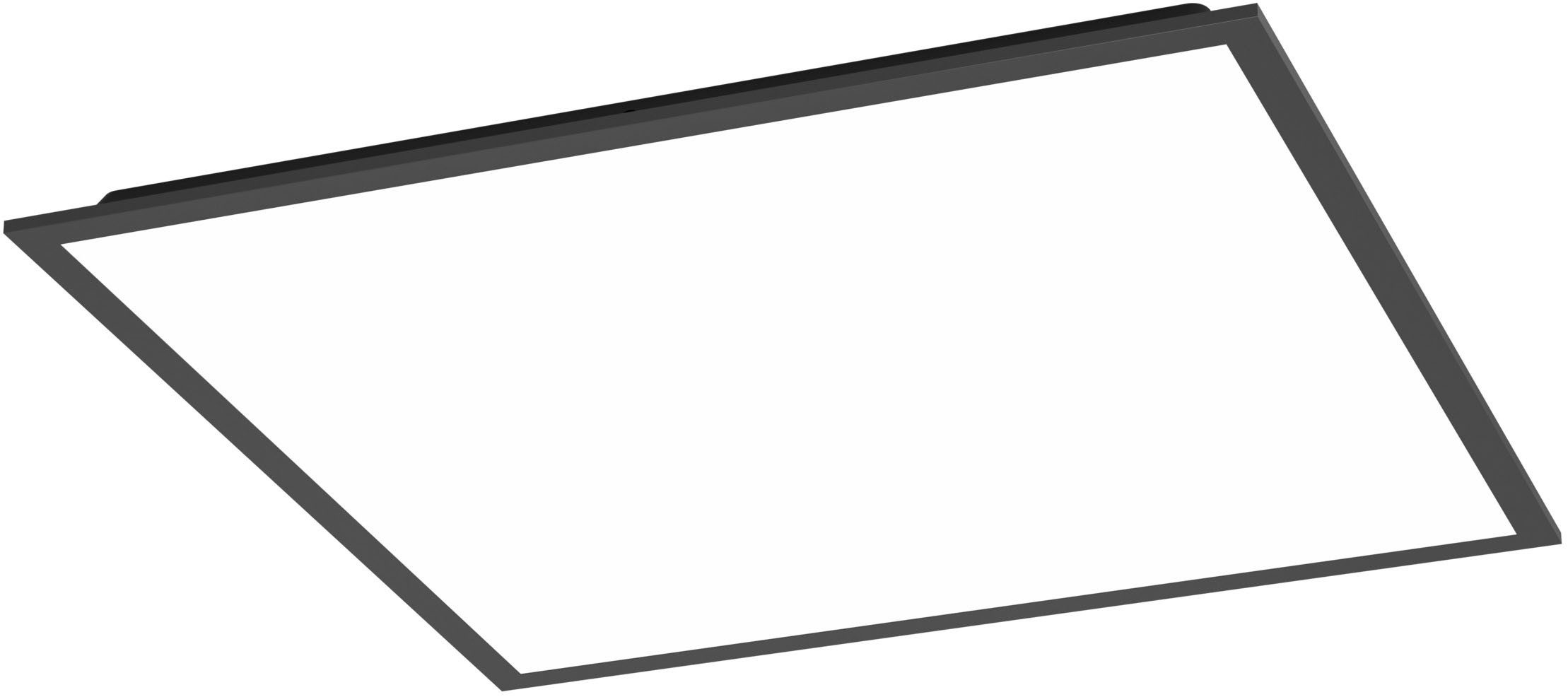 EGLO LED Deckenleuchte MORADILLO-Z Deckenlampe - Stahl - LED - 33W - IP20, CCT - über Fernbedienung, Dimmfunktion, Farbwechsel, Memoryfunktion, Nachtlichtfunktion, RGB, Weckerfunktion, dimmbar über Fernbedienung, mehrere Helligkeitsstufen, LED fest integriert, Kaltweiß, Neutralweiß, RGB, Warmweiß, Wohzimmerlampe, Esszimmerlampe, Schlafzimmer, L59,5 x B59,5 x H6,1 cm