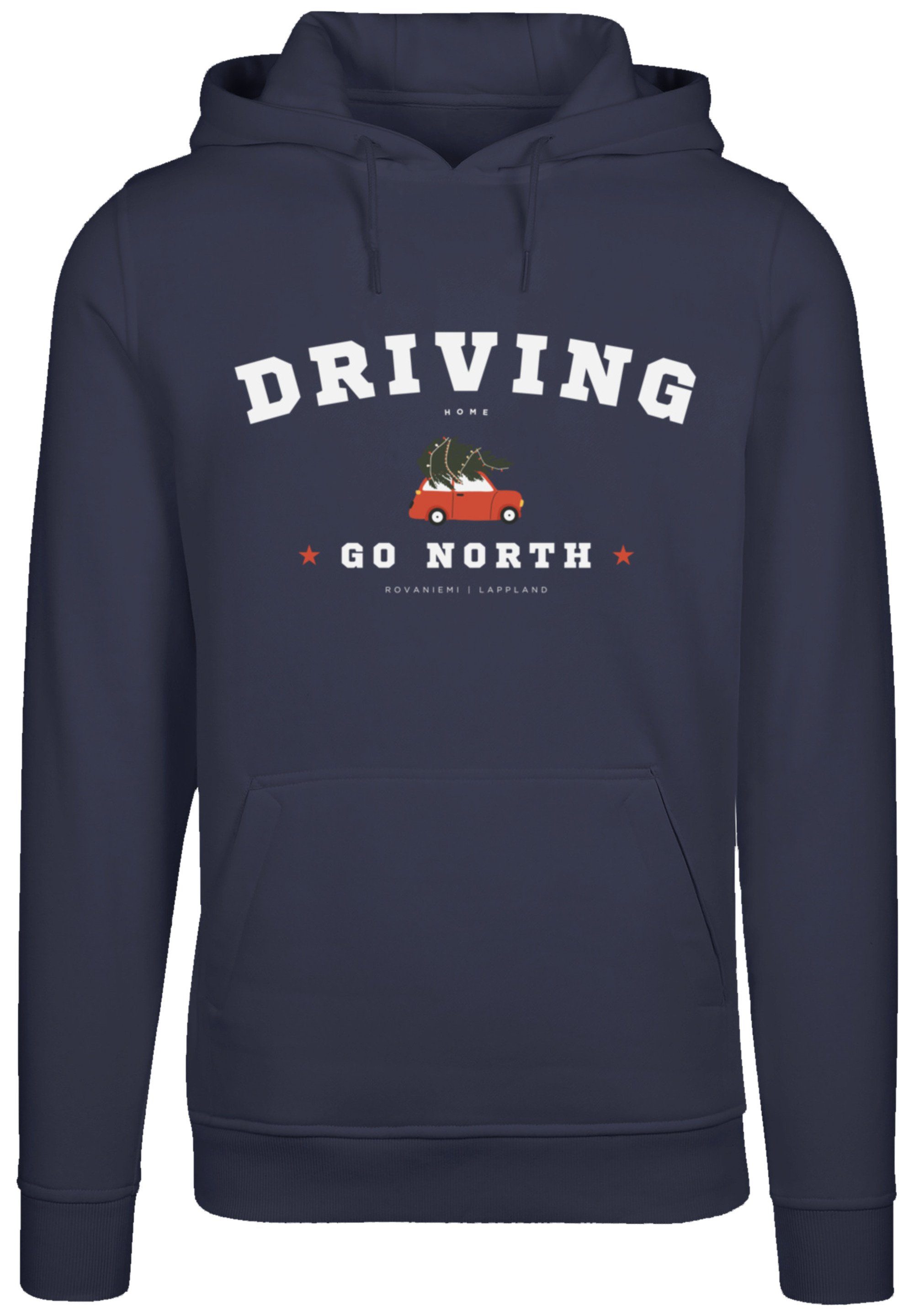 F4NT4STIC Kapuzenpullover Driving Home Weihnachten Weihnachten, Geschenk,  Logo, Verstellbare Kapuze und geräumige Kängurutasche