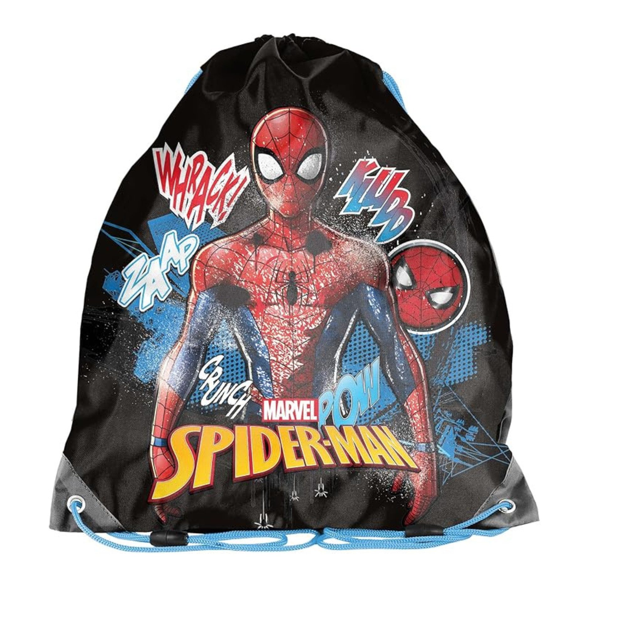 GOLDKIDS Schulranzen Spiderman ergonomischer Ranzen Federmappe (Turnbeutel Aufgabenheft für die, 1-tlg., Grundschule 4er Set Lizenzartikel), Marvel Spiderman Spider-man