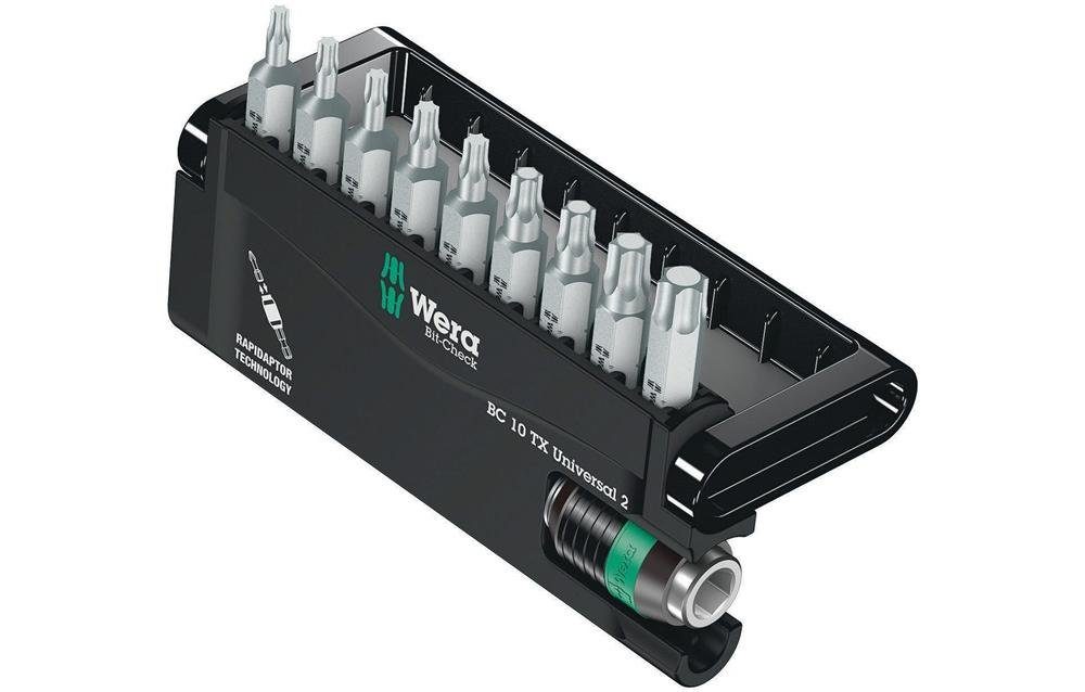 Bit-Set Bitsatz 8667-9/Z Rapidaptor 10teilig Bithalter/9Bits Torx Schnellwechselhalter