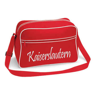 multifanshop Schultertasche Kaiserslautern - Schriftzug - Tasche
