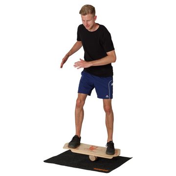 pedalo® Balanceboard PEDALO Surf - das dreidimensional wirkende Balanceboard, Rotation, Führung, Unterlage, Holz, Gummianschlag