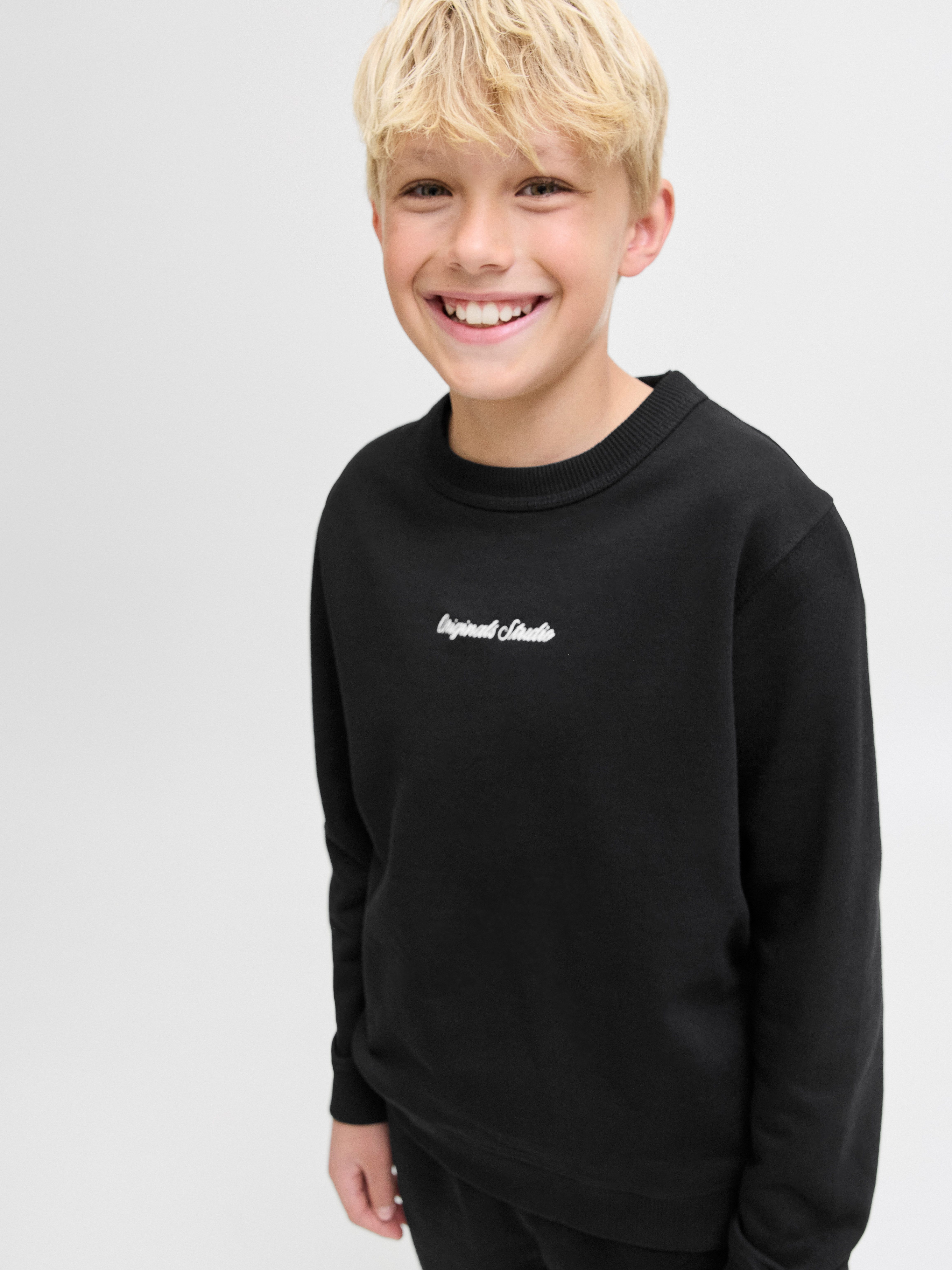 Jack & Jones Junior Sweatshirt JORNORREBRO EMB SWEAT CREW NOOS JNR – Bild 2 von 5
