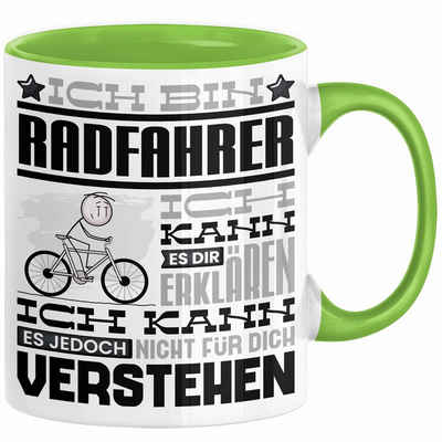 Trendation Tasse Radfahrer Geschenk Kaffee-Tasse Geschenkidee für Radfahrer Ich Bin Rad