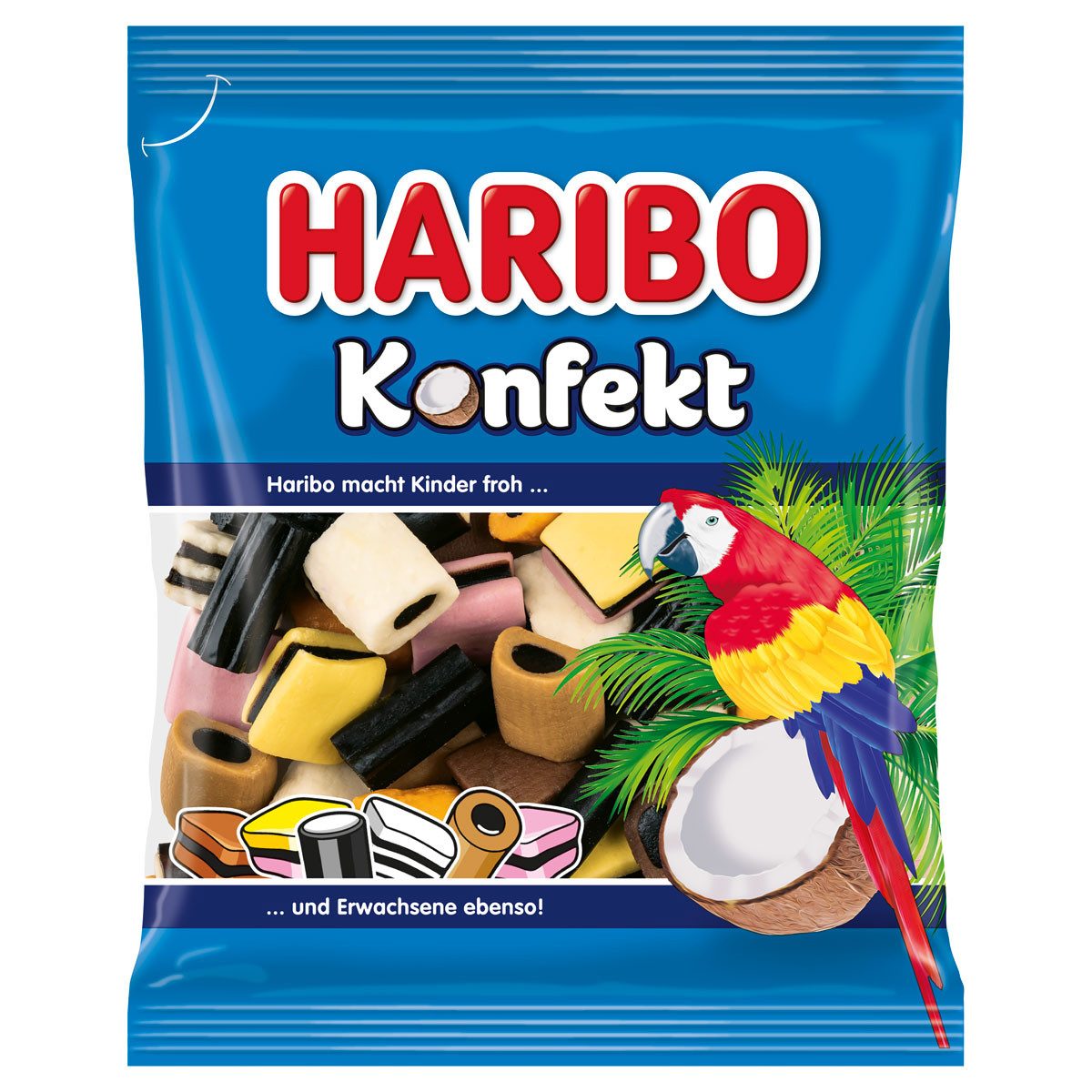 HARIBO Süßigkeit, Haribo Lakritzkonfekt süss salzig würzig fruchtig zum vernaschen 175g