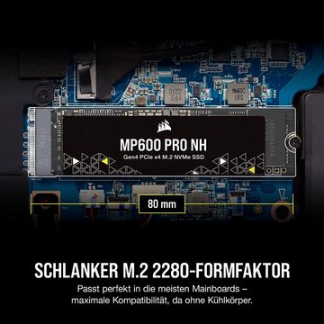 Corsair MP600 PRO NH Gen4 PCIe x4 NVMe M.2 SSD interne SSD (500GB)