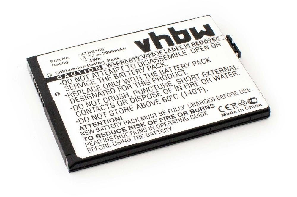 vhbw Ersatz für T-Mobile 35H00081-00M für Smartphone-Akku Li-Ion 2000 mAh (3,7 V)