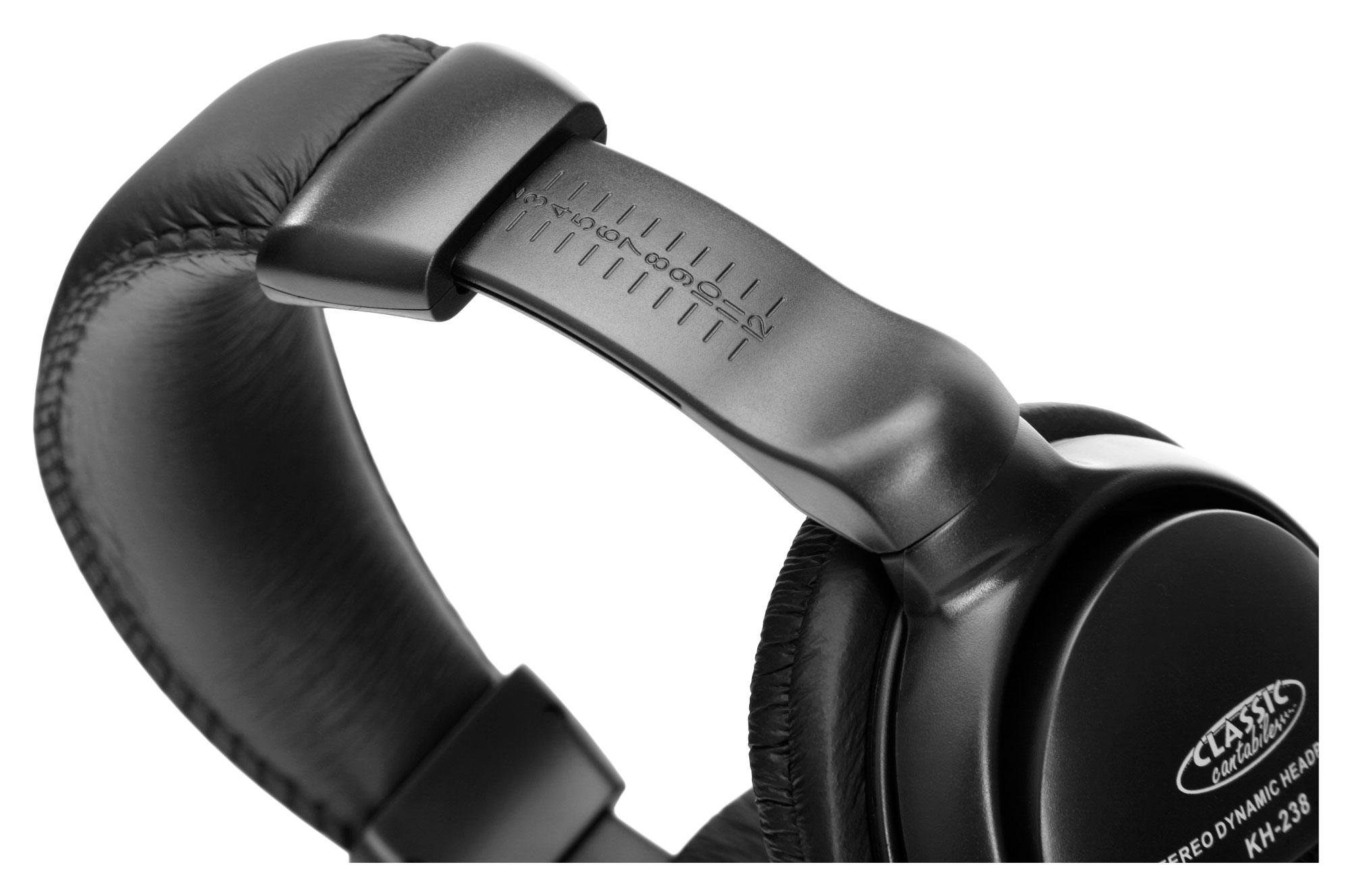 Over-Ear-Kopfhörer KH-238 Classic integriertem und Cantabile Aktiv-Bass) (Mit Lautstärkeregelung