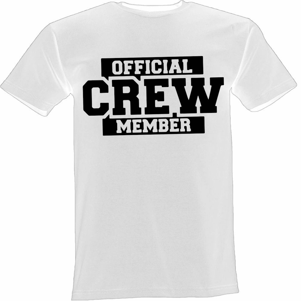 Vapetecc T-Shirt T-Shirt Official Crew Member Fun-Shirt Logo 6, Logo, Druck, Print, Baumwolle, T-Shirt