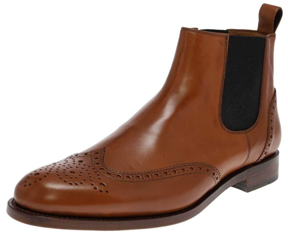 FB Fashion Boots »17706 Herren Chelsea Boots Braun« Stiefelette  Rahmengenäht, Budapester Design online kaufen | OTTO