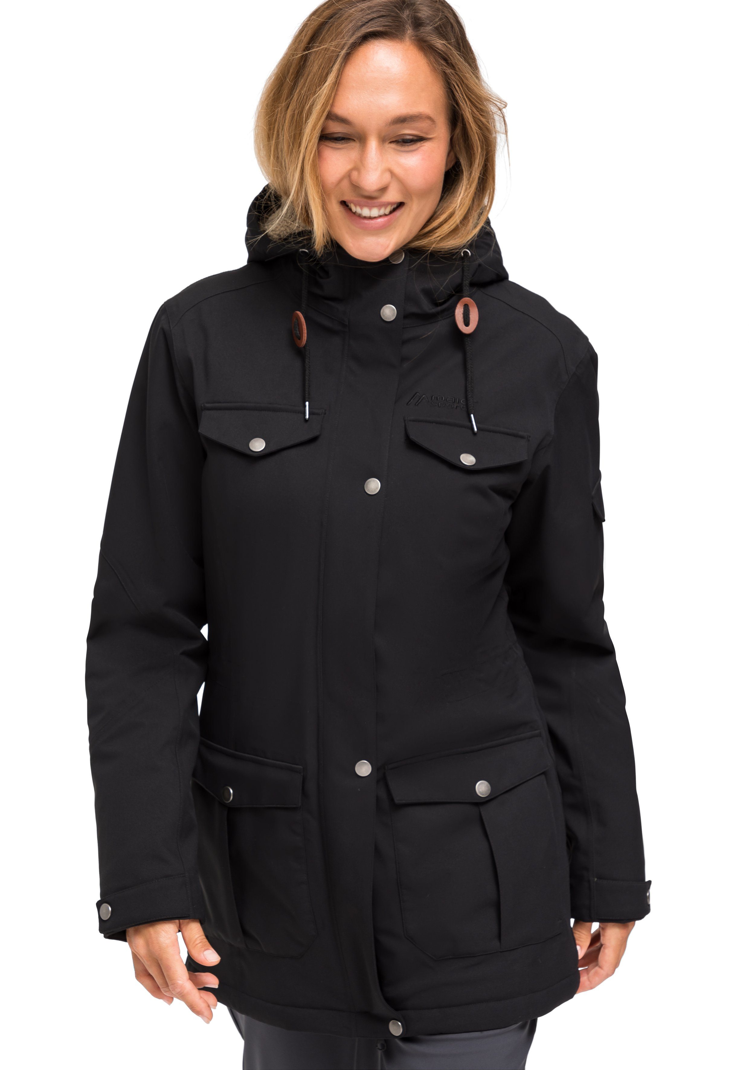 Maier Sports Funktionsjacke Nayla Warmer Wintermantel für kalte Tage