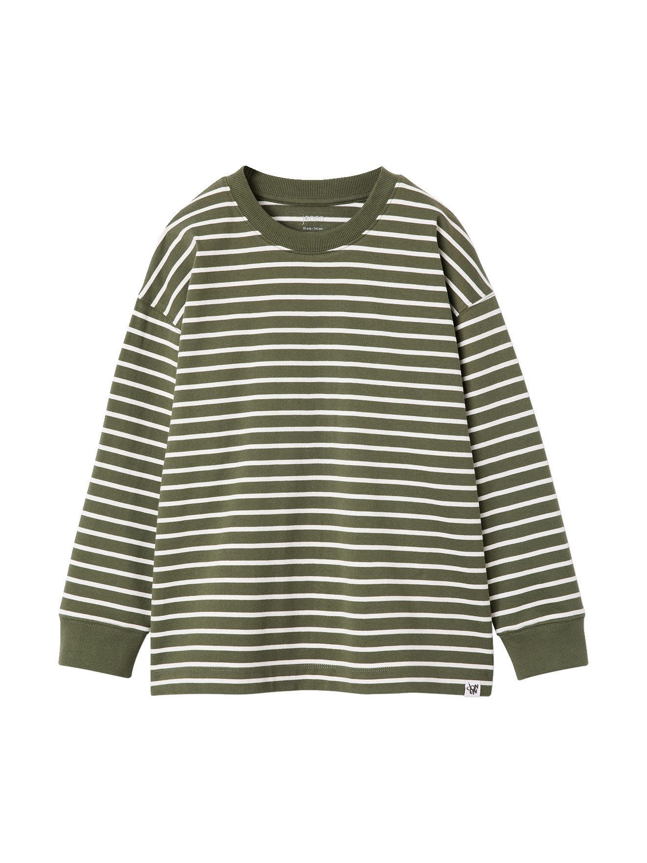 jonen Langarmshirt Jungen Streifenshirt mit Recycling-Baumwolle