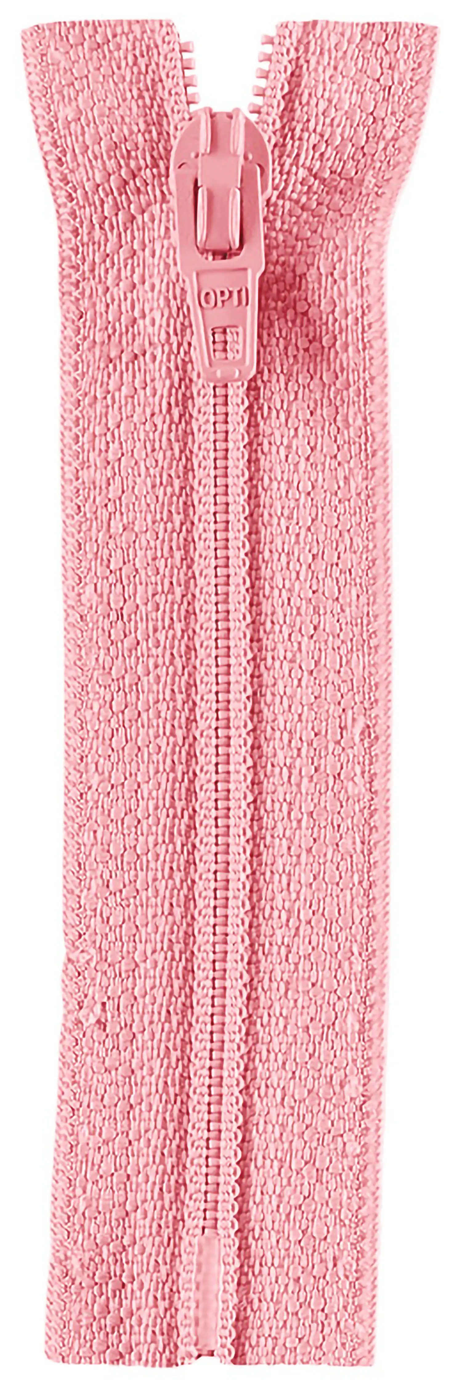 Stofferia Reißverschluss Reißverschluss Opti Fulda 20 cm Rosa, Meterware