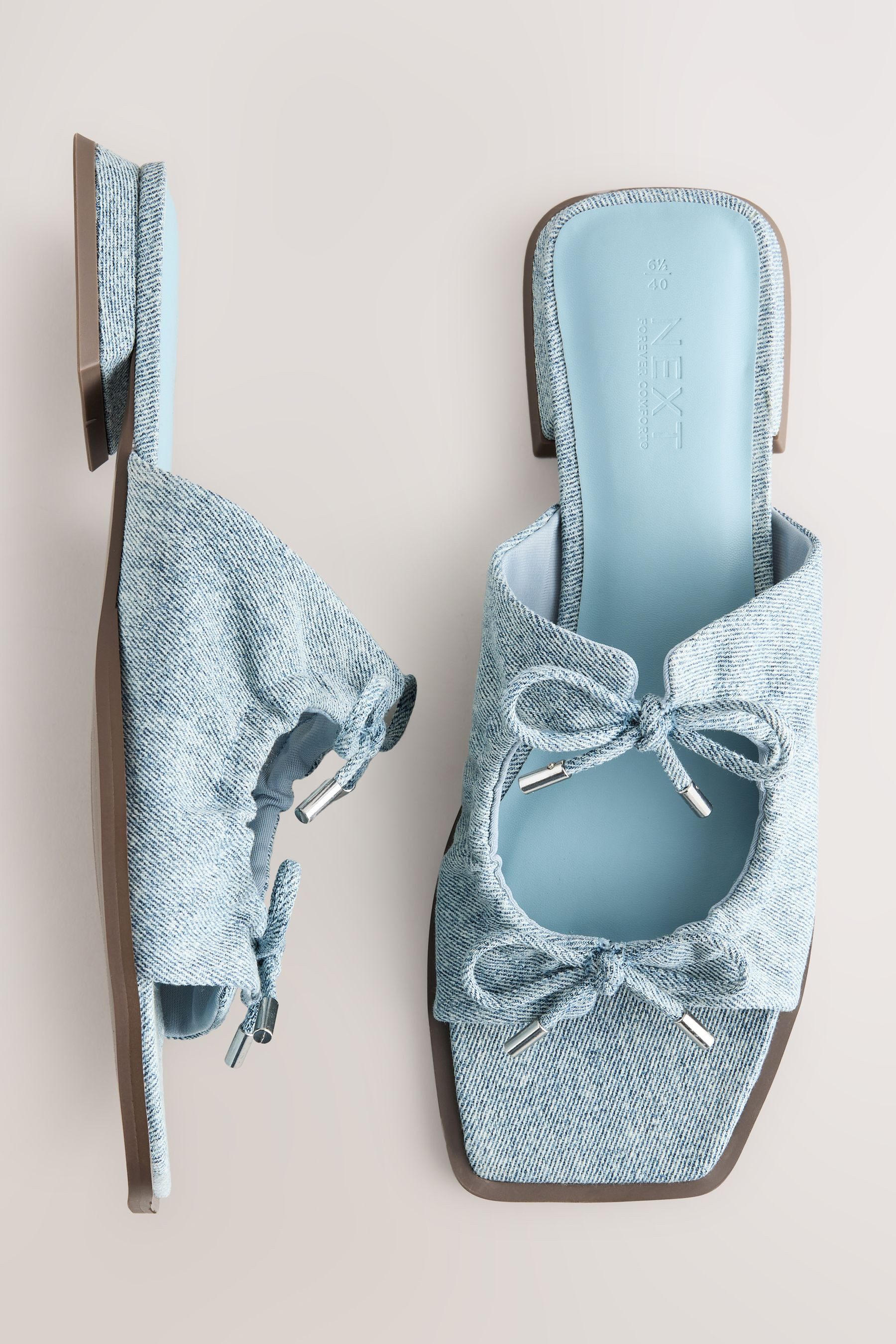 Next Forever Comfort® Pantoletten, doppelte Schleife Sandale (1-tlg) günstig online kaufen