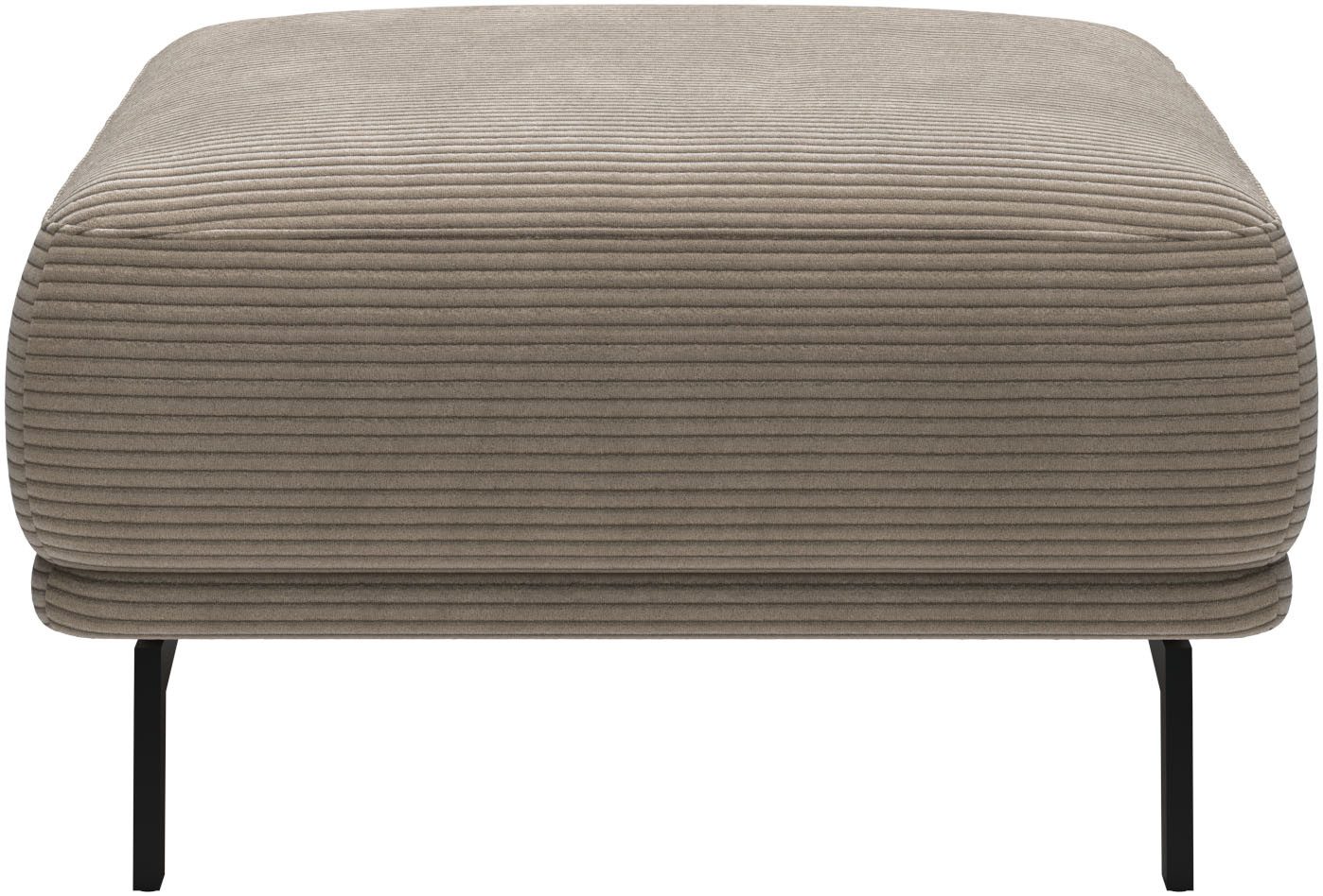 SCHÖNER WOHNEN-Kollektion Polsterhocker Tossa, smarte Ergänzung für dein Wohnzimmer, Breite 73 cm (1 St), Flexibler Komfort, edle Optik & saugroboterfreundlich