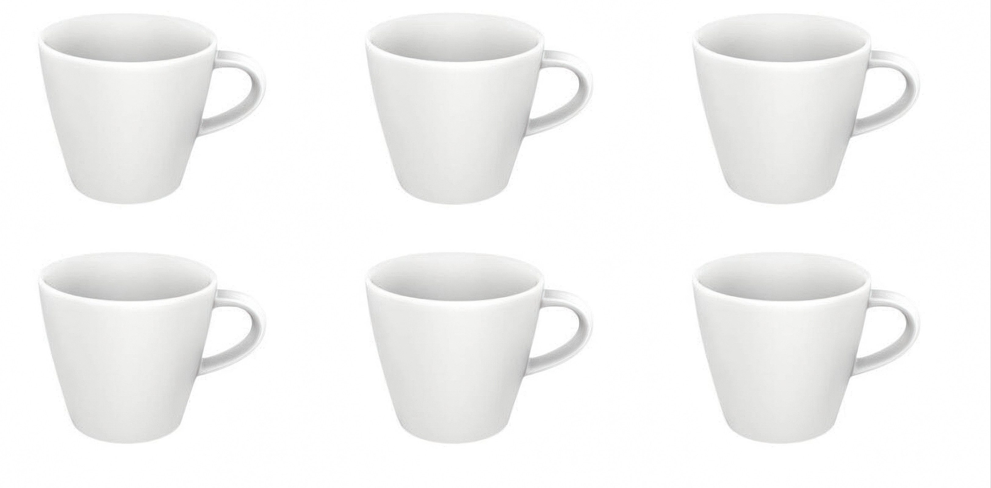 Villeroy & Boch Espressotasse Manufacture Rock blanc, Porzellan, Spülmaschinengeeignet