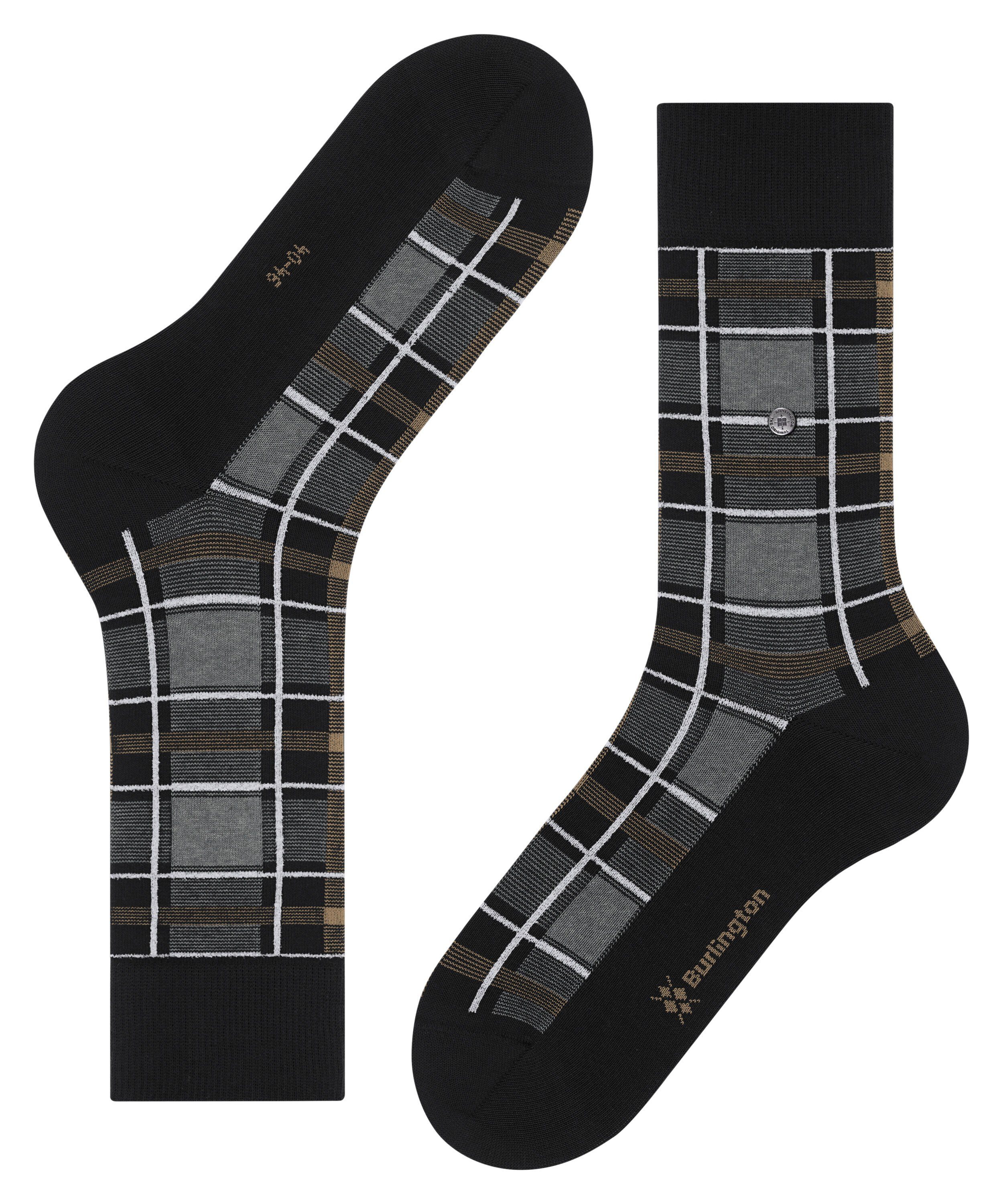 Heritage Check Burlington (1-Paar) (3000) black Socken