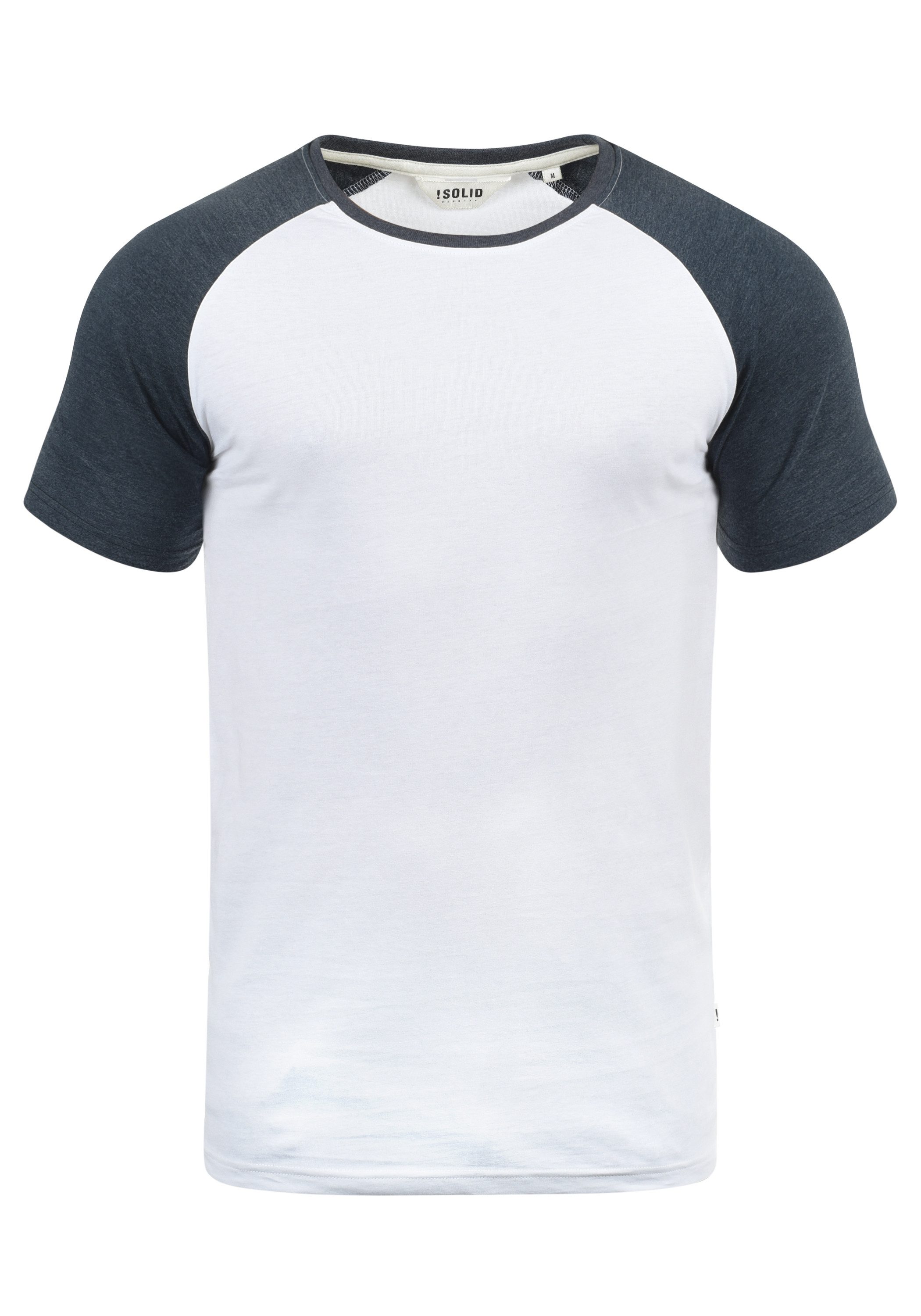 !Solid Rundhalsshirt SDBastian Kurzarmshirt im Baseball-Look günstig online kaufen