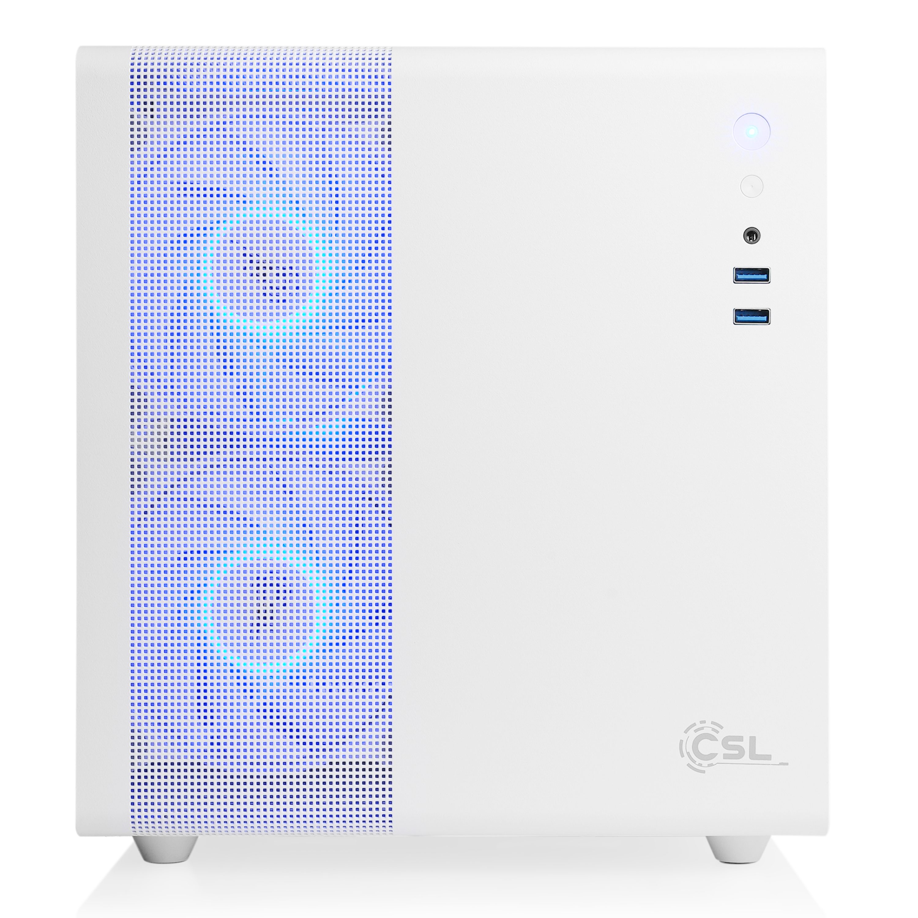 CSL Cube V24147 PC (Intel Core i3 14100F, GeForce RTX 3050, 32 GB RAM, 1000 GB SSD, Luftkühlung)
