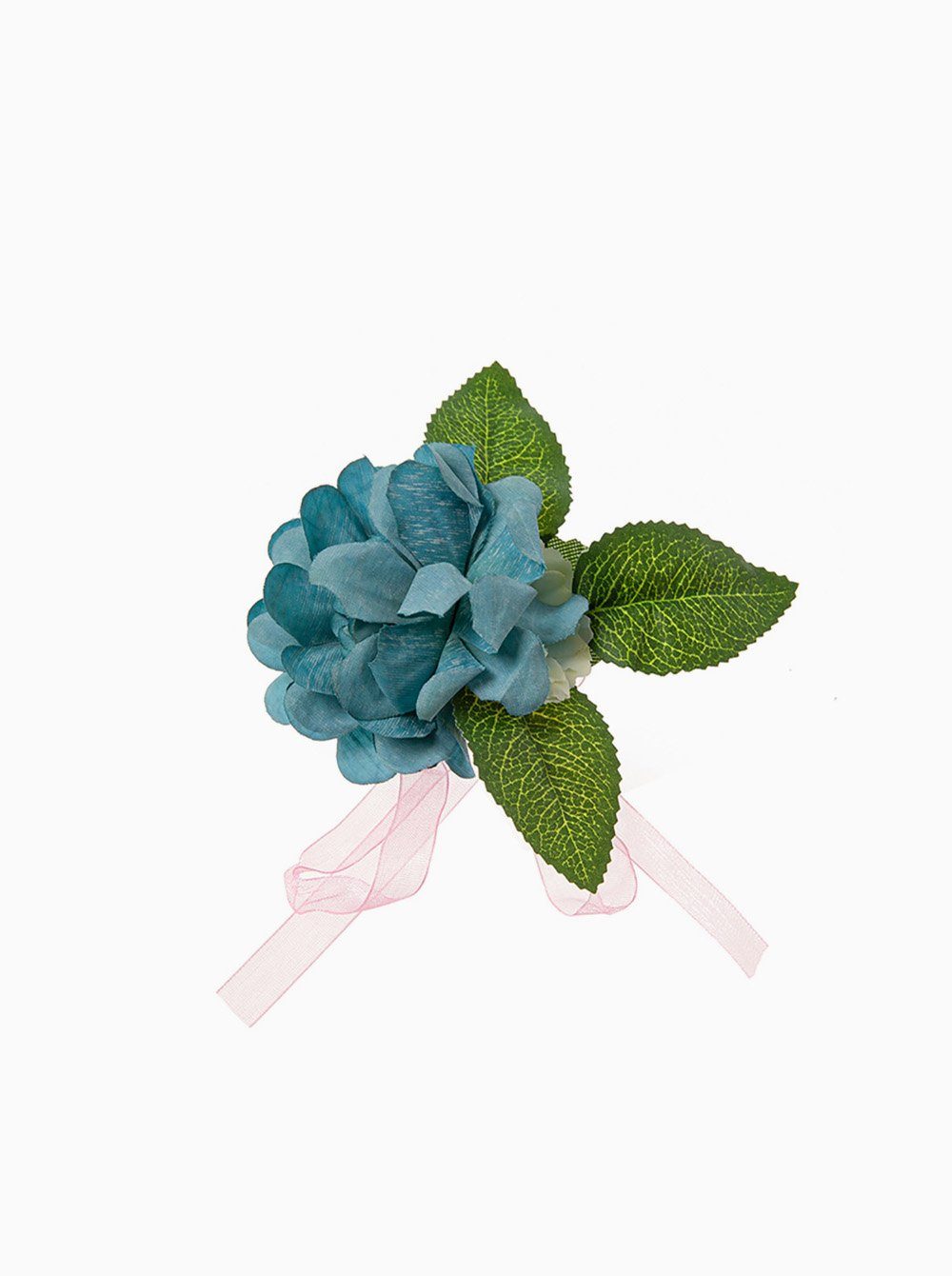 für Hochzeit Festival Mädchen Blumenarmband Set), Damen Stirnband Blumen Verstellbarer Diadem Haarkranz Blumenkranz und Blau (Blumenkranz Karneval axy als