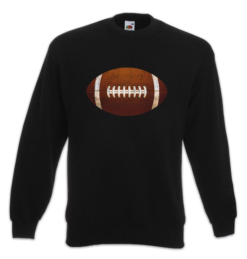 Urban Backwoods Sweatshirt American Football I Sweatshirt Player Passion Love Addiction Game (1-tlg) Spiel Ball Spieler Helm