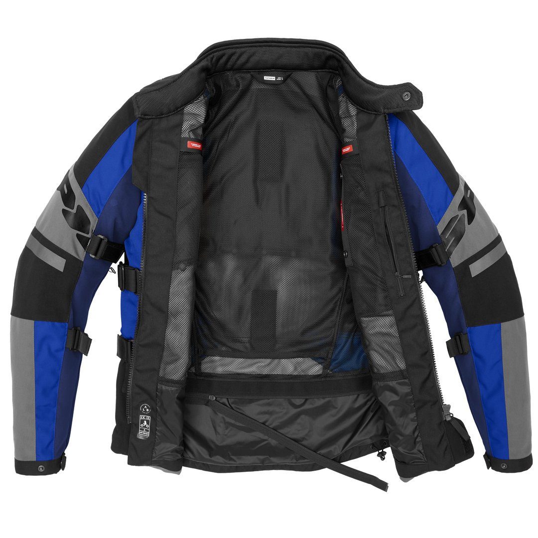 SpiDi Motorradjacke 4 Season Evo H2Out Motorrad Textiljacke herausnehmbares Innenfutter,herausnehmbare Membrane,wasserdicht