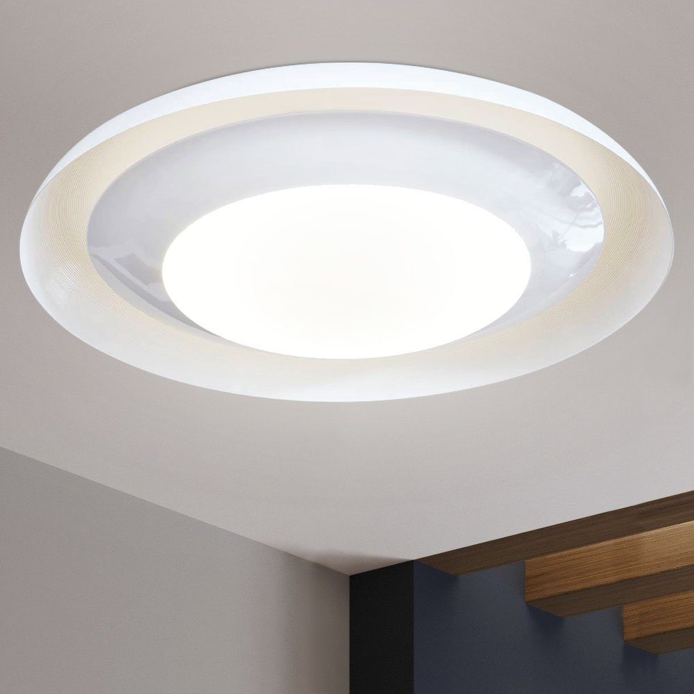 EGLO Deckenstrahler, LED Decken Leuchte dimmbar Fernbedienung Tageslicht  Lampe rund Wohn Zimmer Beleuchtung Eglo 97318 online kaufen | OTTO