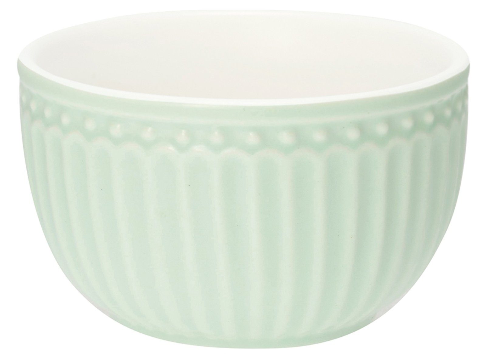 Greengate Schale Alice Mini Bowl pale green 8,5 cm, Keramik, (Schüsseln & Schalen)