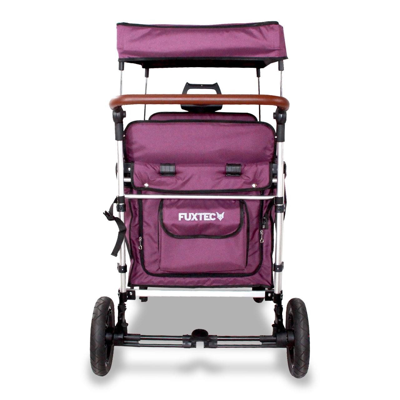 FUXTEC Bollerwagen FX-CTXL900, 4-Sitzer, gepolsterter Innenraum, großes Transportvolumen, bis zu 75kg