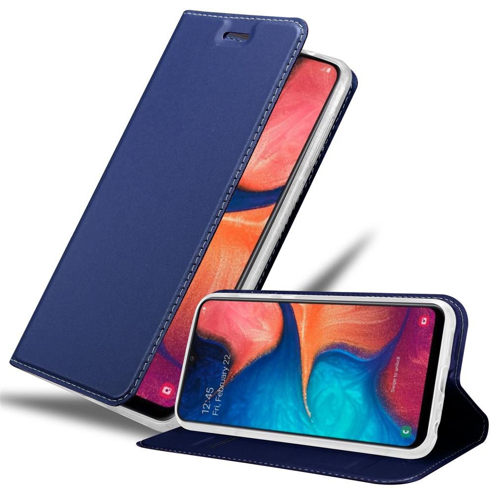 Cadorabo Handyhülle für Samsung Galaxy A10e / A20e Hülle Samsung Galaxy A10e / A20e, Schutzhülle Hülle mit Standfunktion, Magnetverschluss und Kartenfach