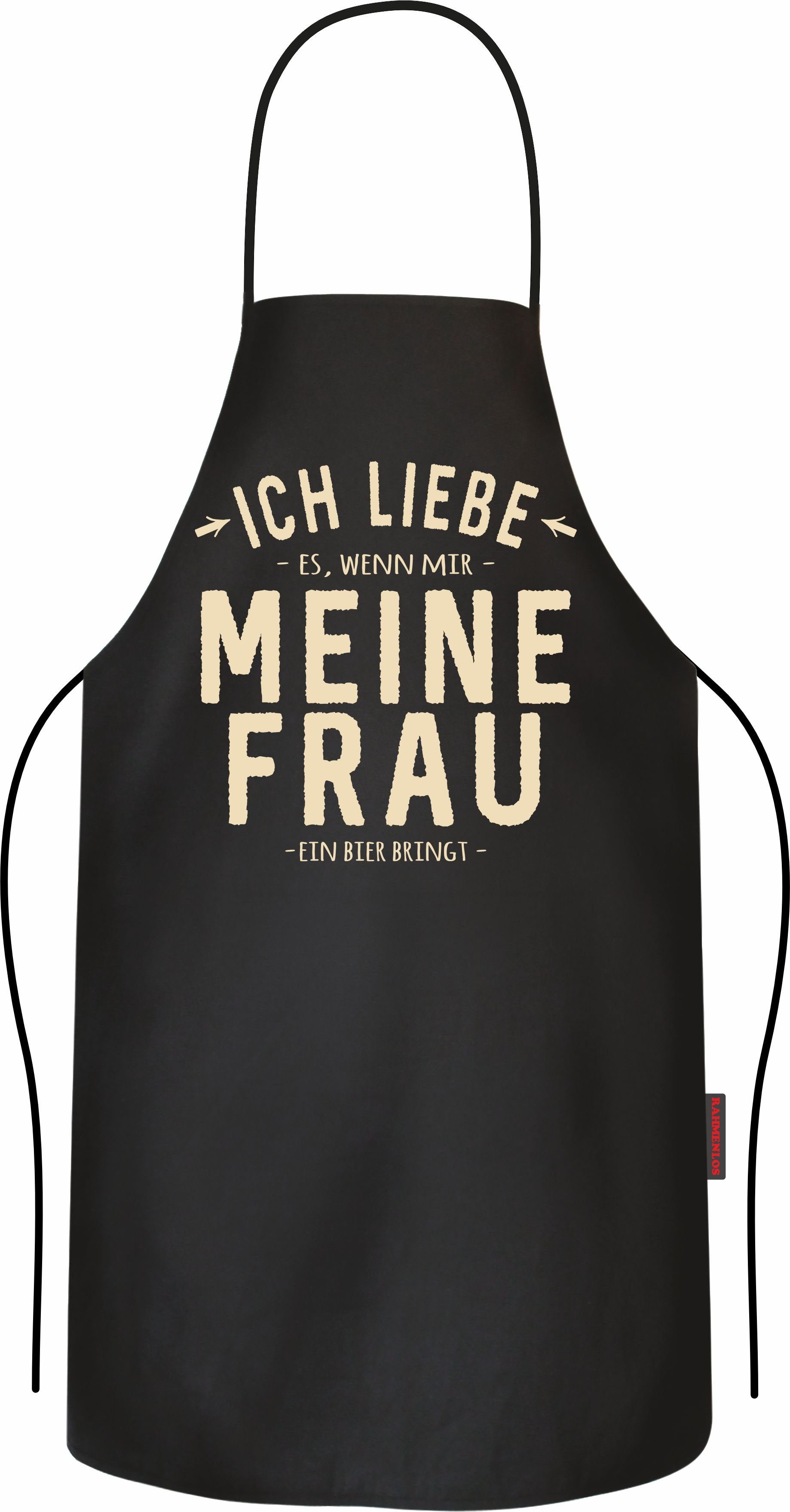 RAHMENLOS® Grillschürze Kochschürze als Geschenk für günstig online kaufen