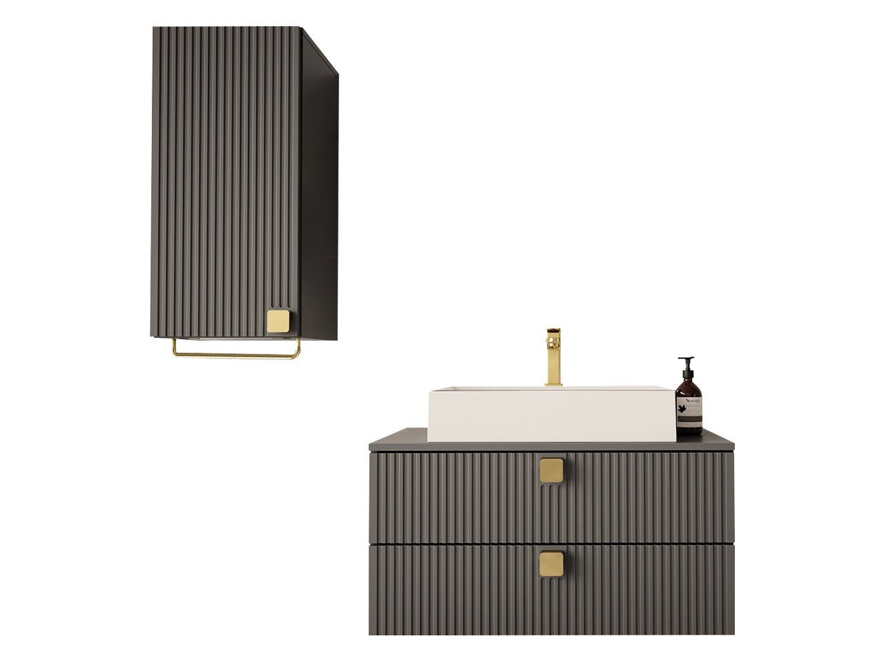 MIRJAN24 Badmöbel-Set Gariano IV, (3er-Set, mit günstig online kaufen