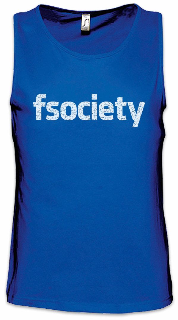 Tanktop fsociety Ärmelloses T-Shirt Mr. Studiosa Robot TV Hacker Serie Allsafe