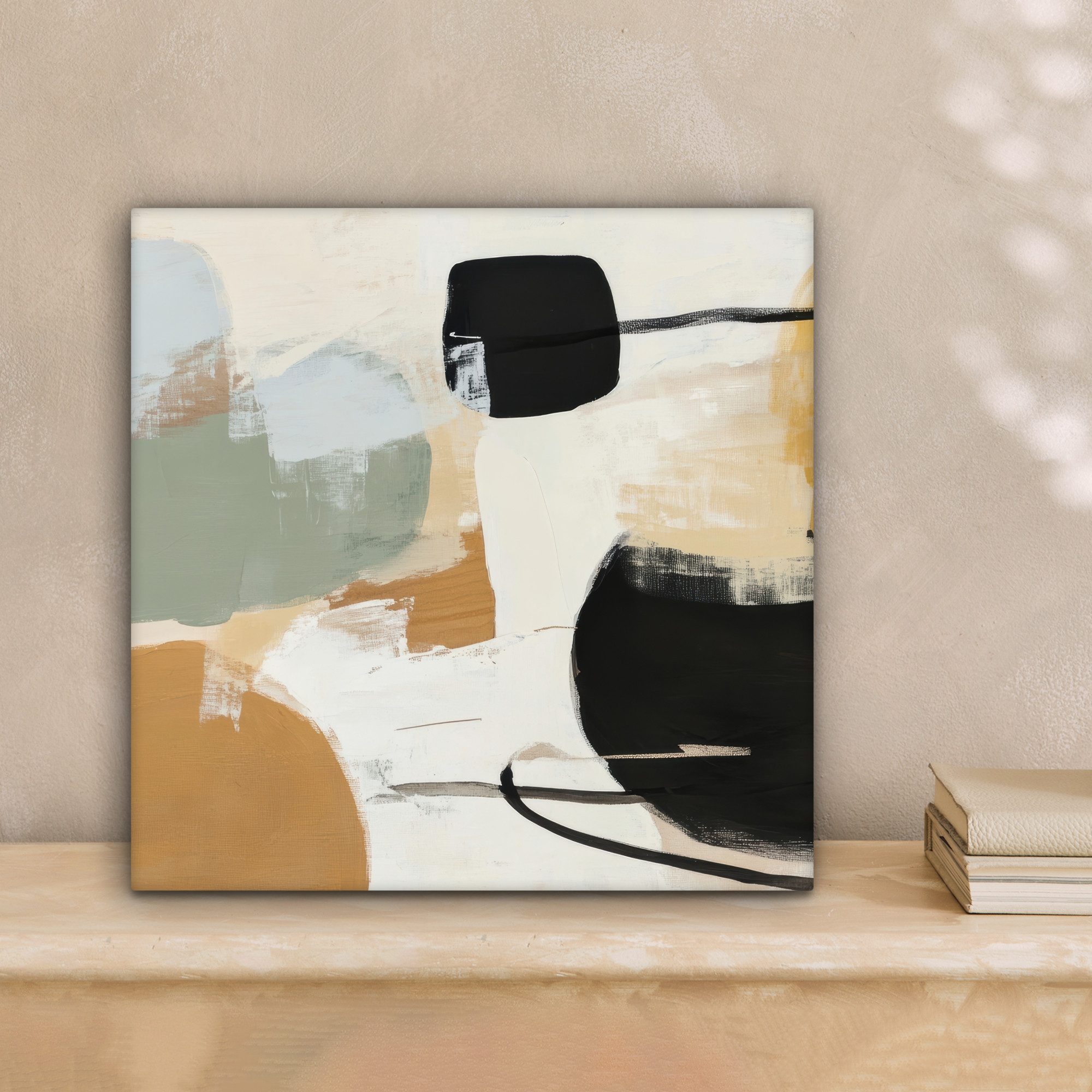 OneMillionCanvasses® Leinwandbild Farbe - Abstrakt - Farben, Fotodruck (1 S günstig online kaufen