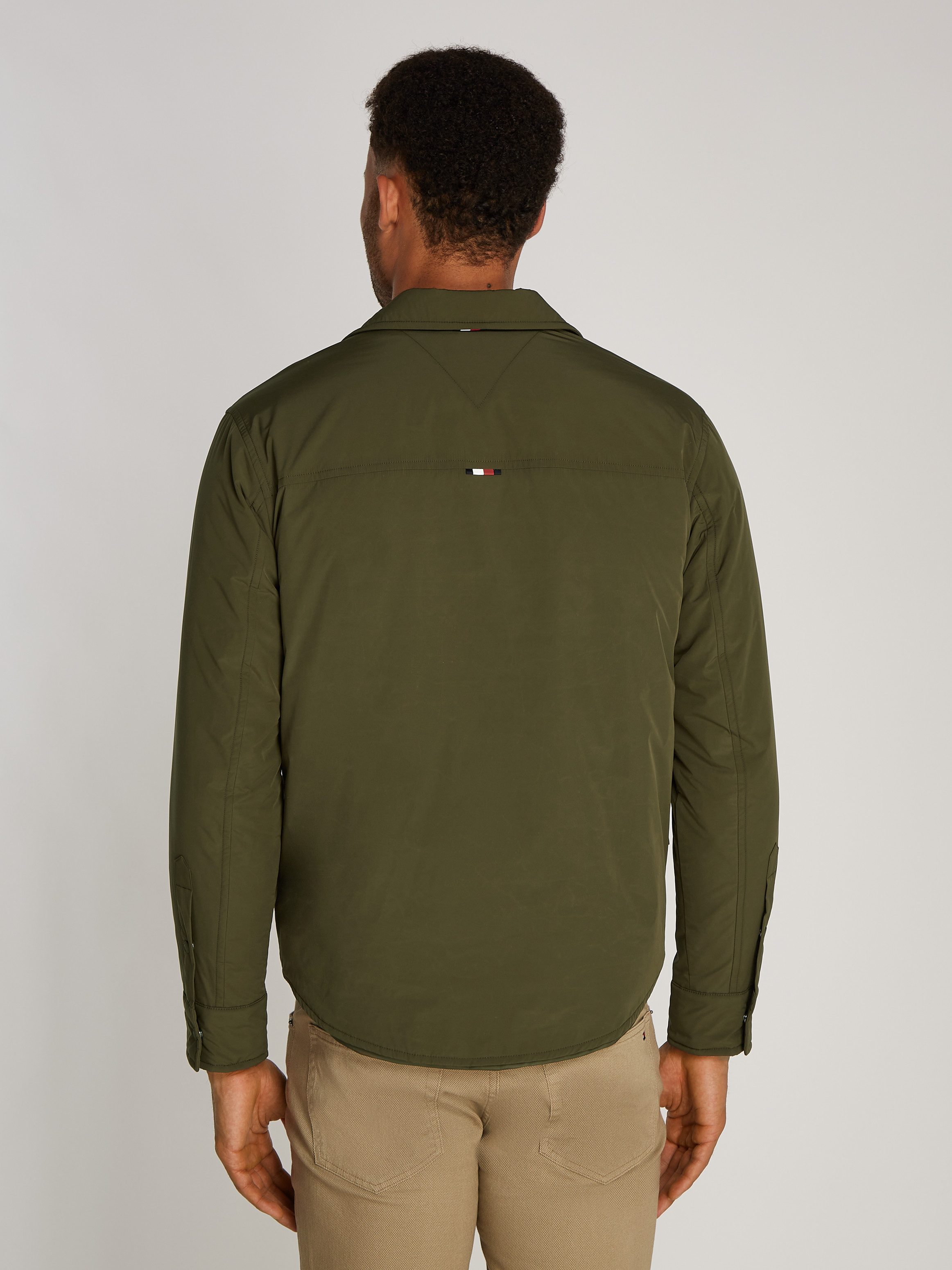 Tommy Hilfiger Hemdjacke LW PACKABLE SHIRT JACKET mit Brusttasche günstig online kaufen