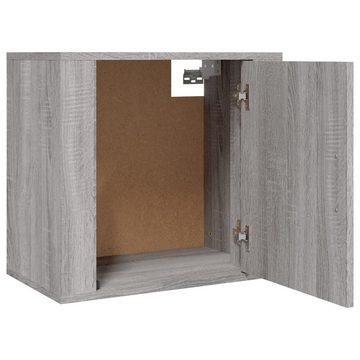 furnicato Nachttisch Wand-Grau Sonoma 50x30x47 cm