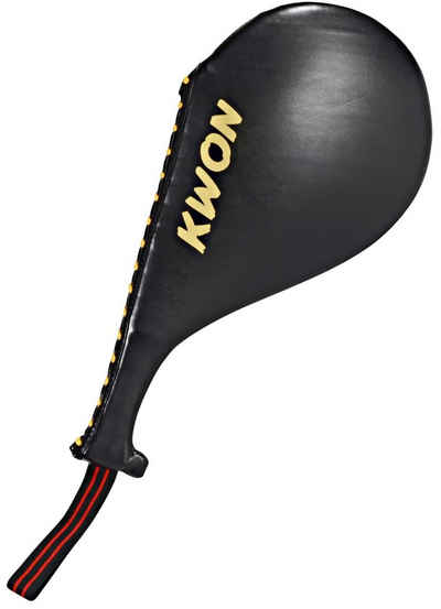 KWON Schlagpolster Single Hand Mitt Schlagkissen Taekwondo Pratze Schlagmitt, 43cm, TKD, Kampfsport, mit Handschlaufe, Schlagpratze, Profi